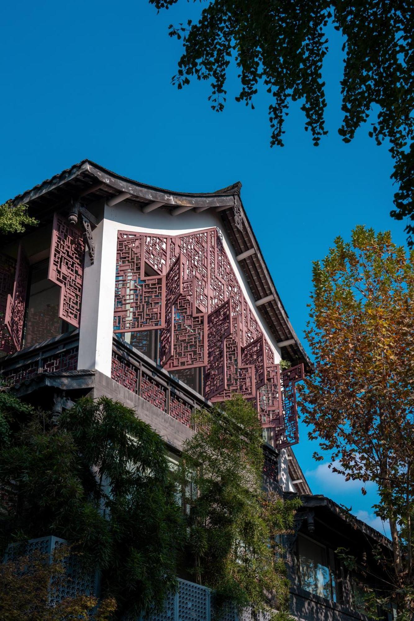Guanyin Yiyuntai Hotel Chengdú Exterior foto