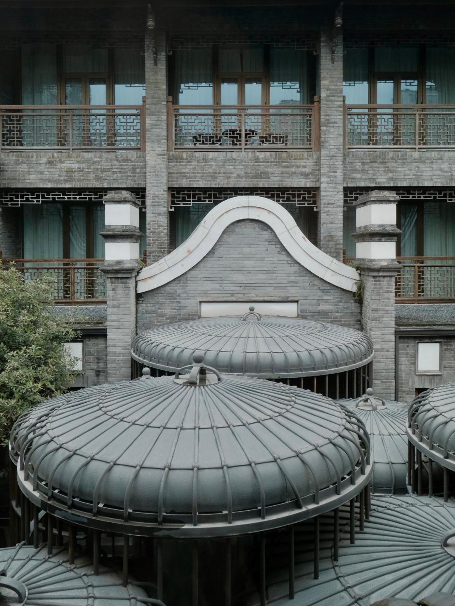 Guanyin Yiyuntai Hotel Chengdú Exterior foto